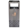 Outdoor Bin with Ashtray